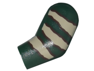 Arm, Left with Tan Stripes Pattern