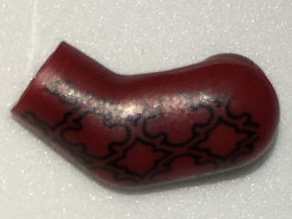 Arm, Left with Black Brocade Pattern