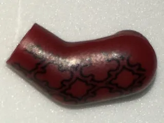 Arm, Left with Black Brocade Pattern