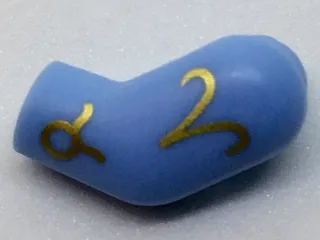 Arm, Left with Gold Zodiac Symbols Pattern