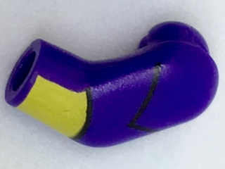 Arm, Left with Black Stripe and Yellow Cuff Pattern