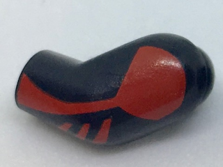 Arm, Left with Red Shoulder and Stripes Pattern