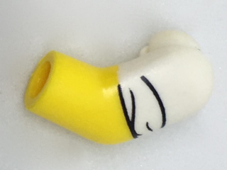 Arm, Left with White Rolled-Up Sleeve Pattern