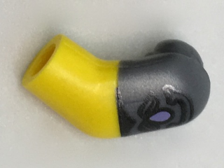 Arm, Left with Flat Silver Short Sleeve with Flower Pattern