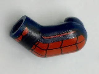 Arm, Left with Black and Red Webbing Pattern