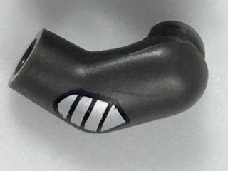 Arm, Left with Silver Elbow Pad Pattern