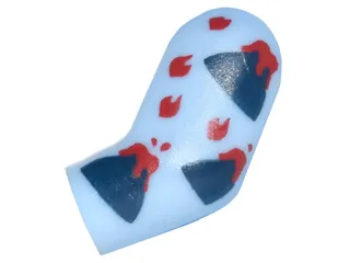 Arm, Left with Volcano Pajamas Pattern