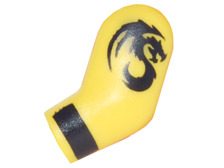 Arm, Left with Black Cuff and Dragon Tattoo Pattern