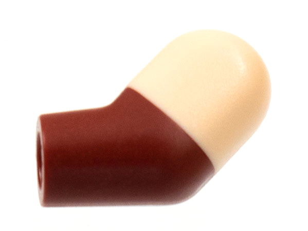 Arm, Left with Molded Light Nougat Short Sleeve  Pattern