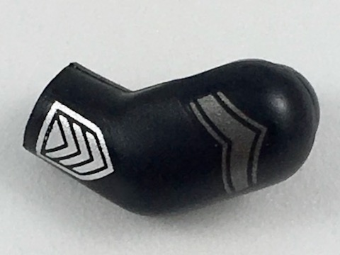 Arm, Left with Flat Silver Chevron and Silver Cuff Pattern