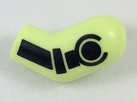 Arm, Left with Black Minifigure Skeleton Pattern