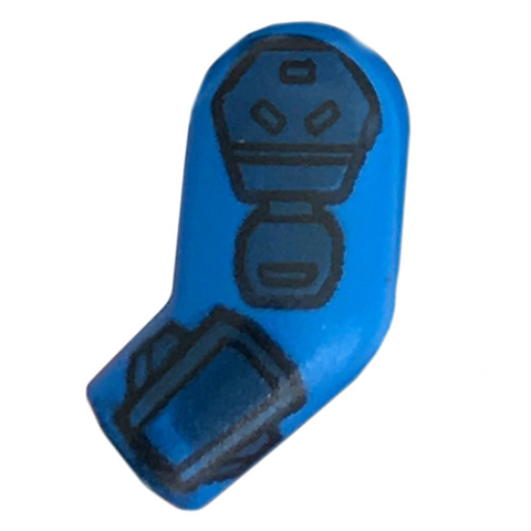 Arm, Left with Dark Blue Pads Pattern