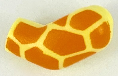 Arm, Left with Orange Giraffe Spots Pattern