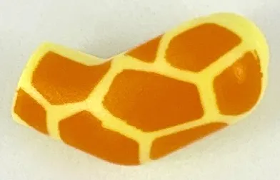 Arm, Left with Orange Giraffe Spots Pattern