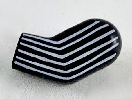 Arm, Left with 6 White Stripes Pattern