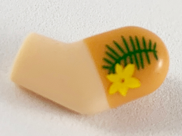 Arm, Left with Nougat Short Sleeve and Hawaiian Pattern