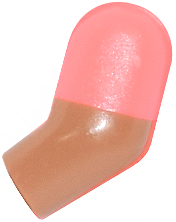 Arm, Left with Molded Coral Short Sleeve Pattern