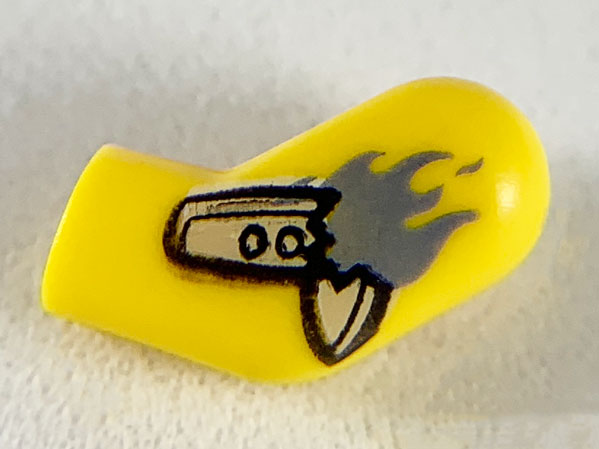 Arm, Left with Broken Surfboard Tattoo Pattern