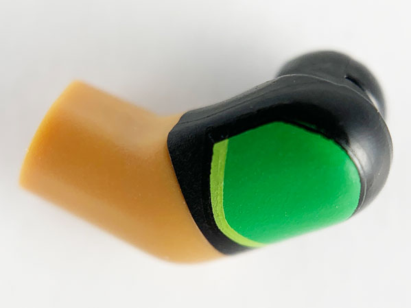 Arm, Left with Black and Bright Green Short Sleeve Pattern