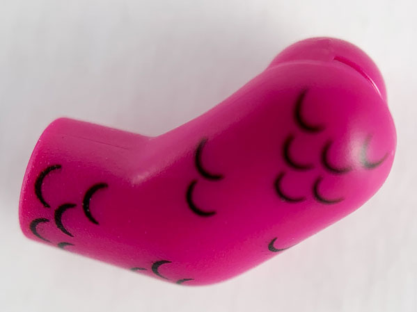 Arm, Left with Black Scales Pattern