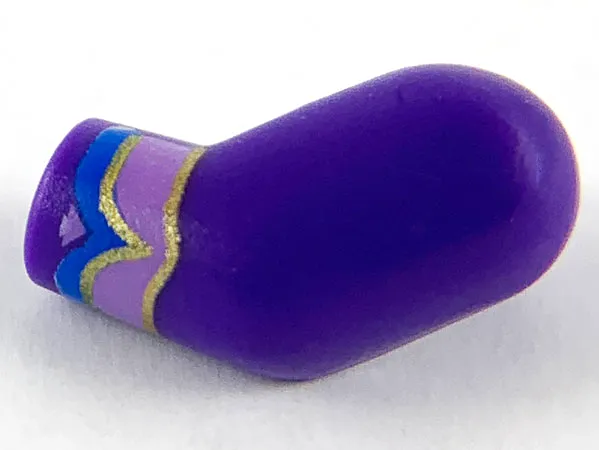 Arm, Left with Medium Lavender, Blue and Gold Cuffs Pattern