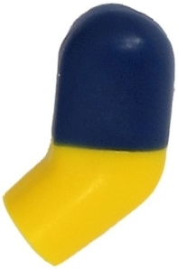 Arm, Left with Molded Dark Blue Short Sleeve  Pattern