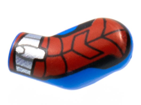 Arm, Left with Red Armor, Silver Cuff Pattern