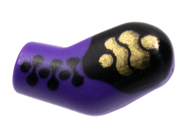 Arm, Left with Black and Gold Armor Pattern