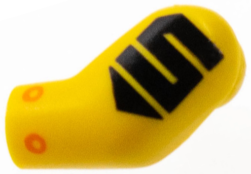 Arm, Left with Black Letter S and Triangle Pattern