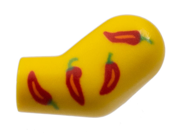 Arm, Left with Red Peppers Pattern