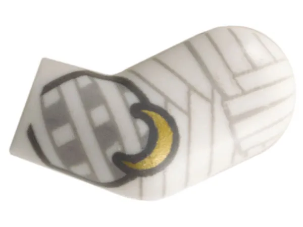 Arm, Left with Layered Wrappings and Gold Crescent Moon Pattern