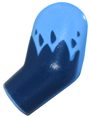 Arm, Left with Dark Blue Feathers Pattern