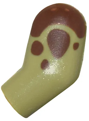 Arm, Left with Reddish Brown Dinosaur Spots Pattern