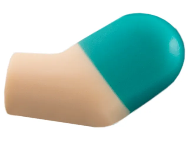 Arm, Left with Molded Dark Turquoise Short Sleeve  Pattern