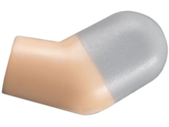 Arm, Left with Molded Light Bluish Gray Short Sleeve  Pattern