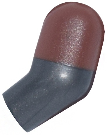 Arm, Left with Molded Reddish Brown Short Sleeve Pattern