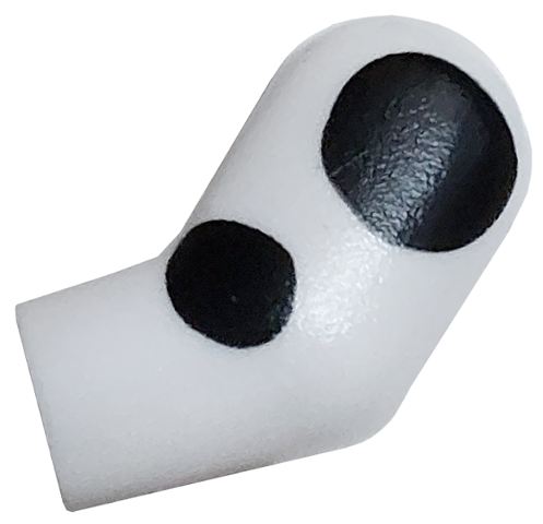 Arm, Left with Black Dalmatian Spots Pattern