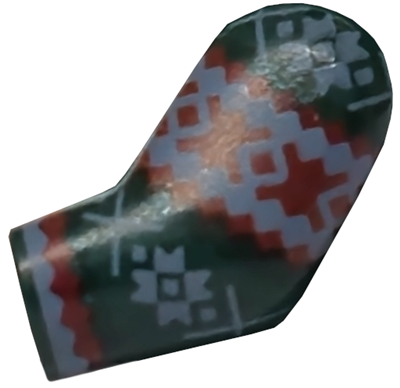 Arm, Left with Fair Isle Pattern