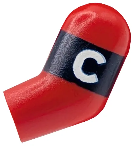 Arm, Left with Dark Blue Captain's Armband with White Capital Letter C Pattern