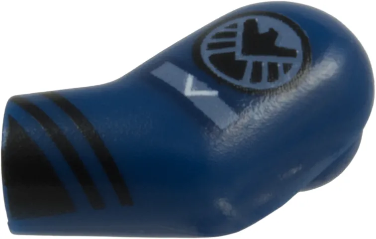 Arm, Left with Black Cuff, Sand Blue SHIELD Logo, and Insignia with White Arrow Pattern