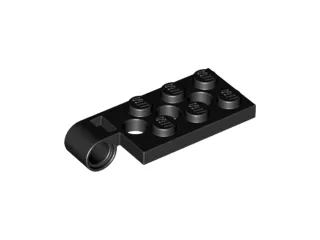 Hinge Plate 2 x 4 with Pin Hole and 3 Holes - Top