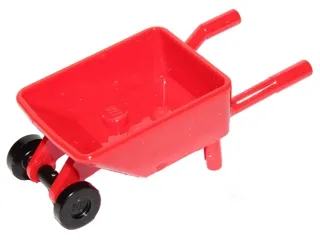 Minifigure, Utensil Wheelbarrow with Black Trolley Wheels (98288 / 2496)
