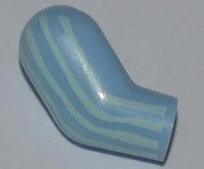 Arm, Right with Light Aqua Stripes Pattern