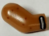 Arm, Right with White Stripe Icing and Reddish Brown Dots Pattern