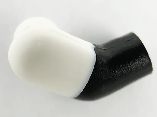 Arm, Right with Molded White Short Sleeve  Pattern