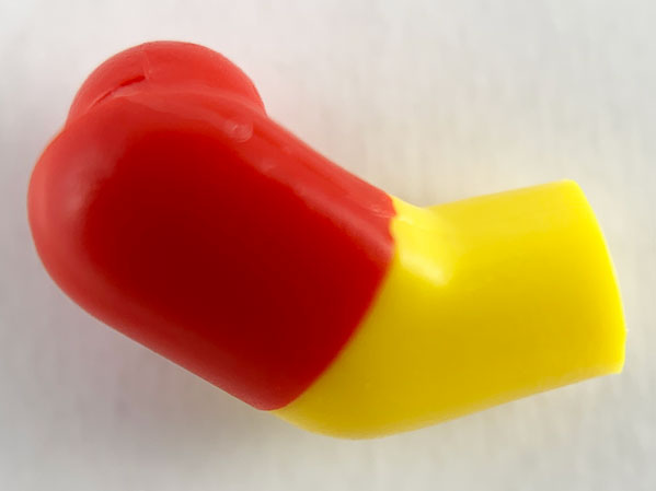 Arm, Right with Molded Red Short Sleeve  Pattern