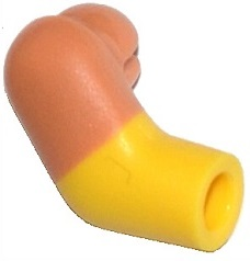 Arm, Right with Molded Nougat Short Sleeve  Pattern