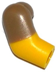 Arm, Right with Molded Dark Tan Short Sleeve  Pattern