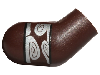 Arm, Right with Silver Band with Swirls on Upper Arm Pattern