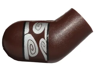 Arm, Right with Silver Band with Swirls on Upper Arm Pattern